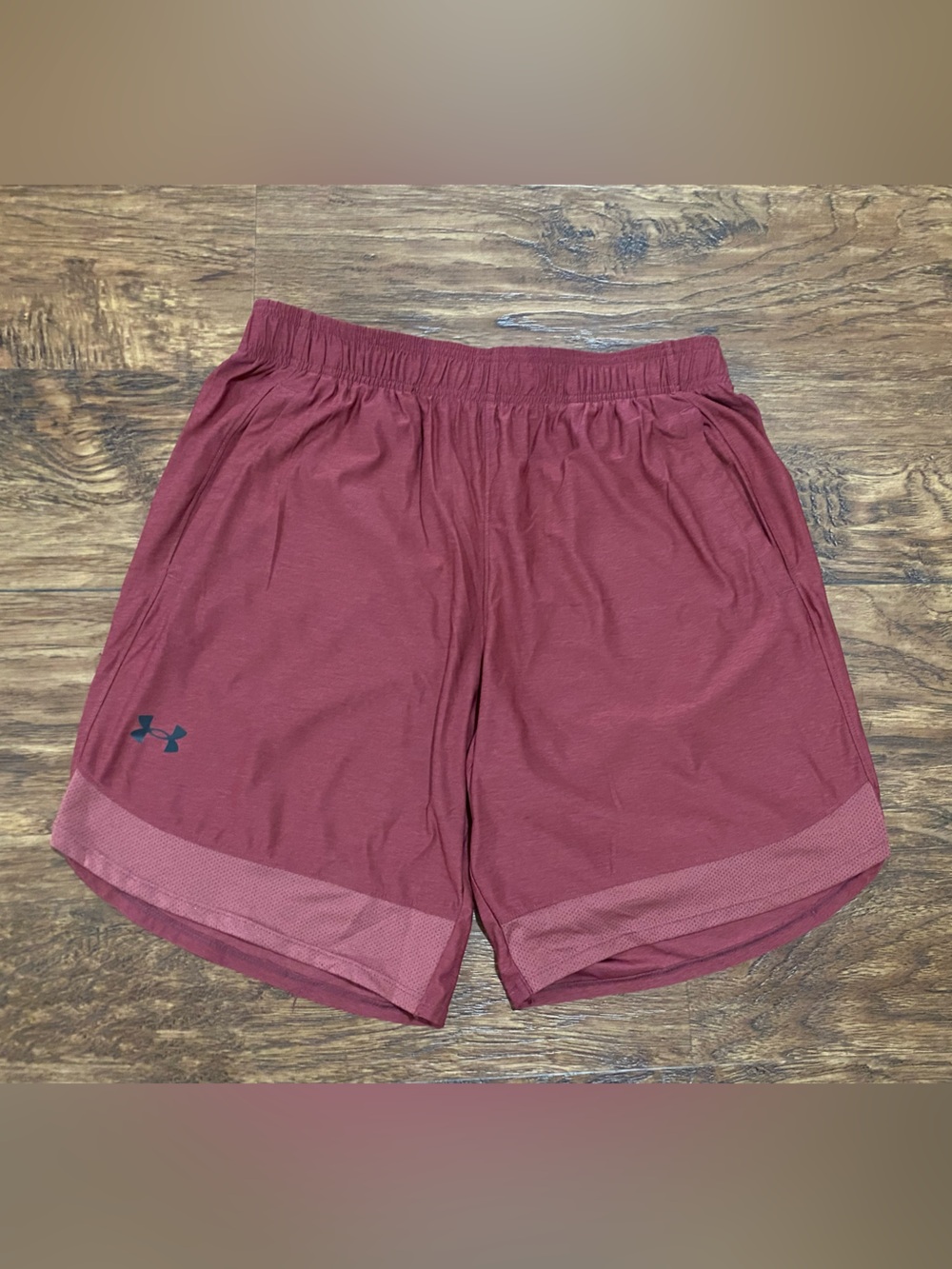 Under Armour Maroon Men's Athletic Shorts